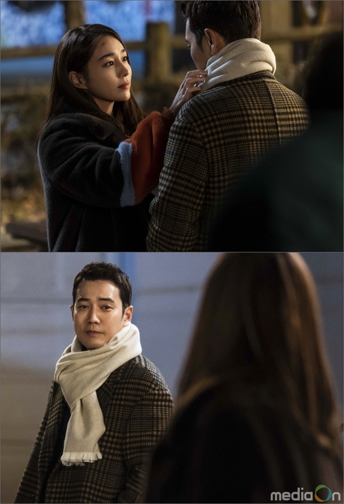 운명과 분노, 주상욱X이민정, 추위 녹이는 머플러 로맨스 설렘 주의보