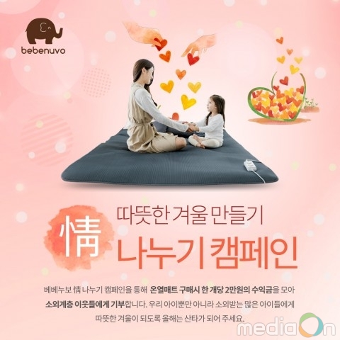 위드앤 베베누보, 조손가정 아이들에게 후원금 전달