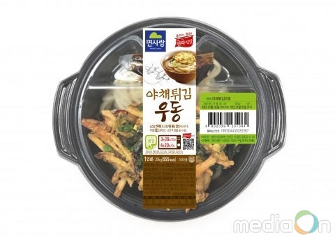 면사랑, 편의점 도시락면 야채튀김우동 출시