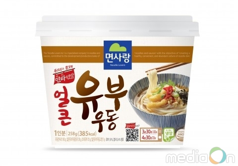 면사랑, 편의점 냉장용기면 ‘얼큰유부우동’ 출시